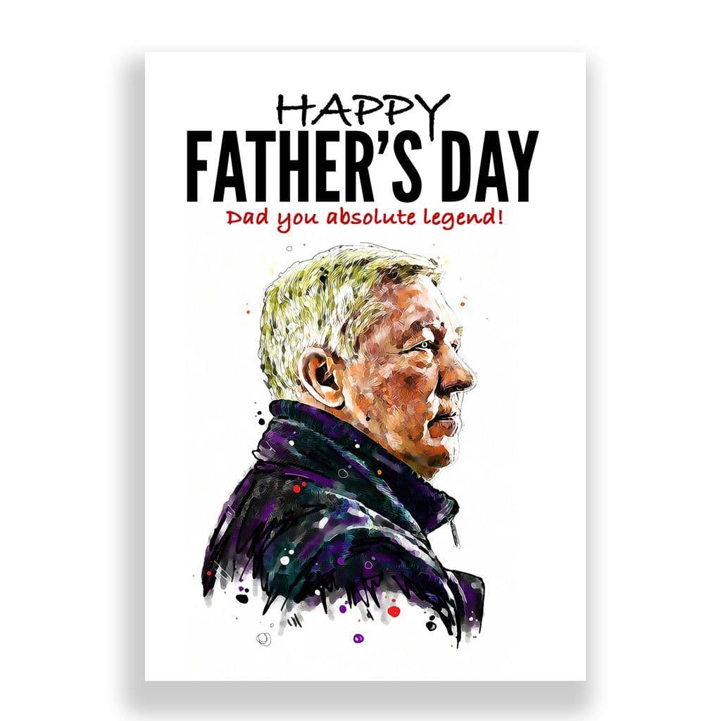 Manchester United Father's Day Card | Sir Alex Ferguson (1)