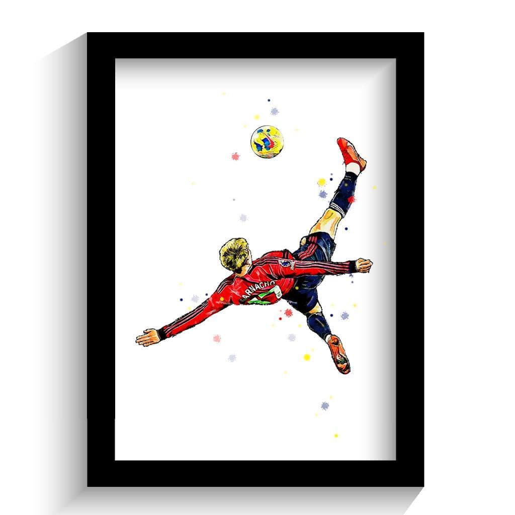 Manchester United | Garnacho Art Print (1) - Image 2