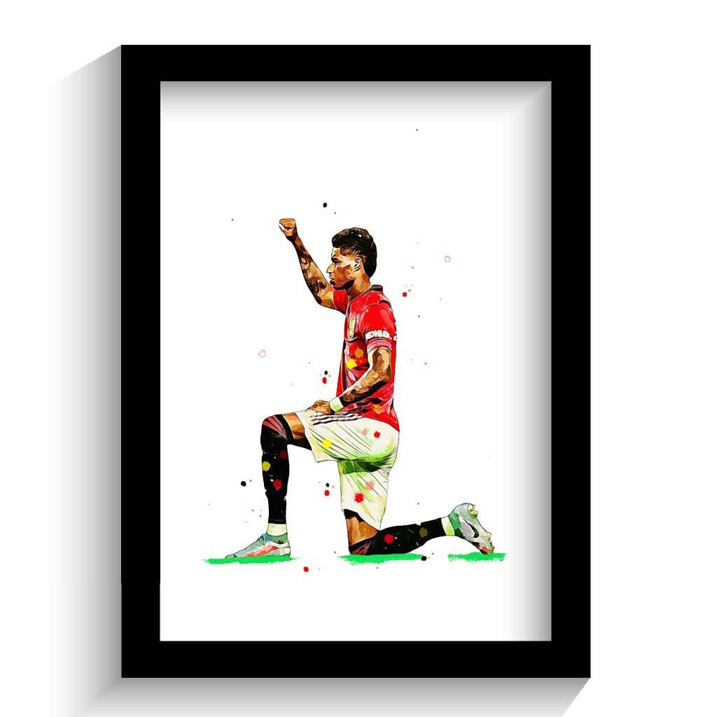 Manchester United | Marcus Rashford Art Print (2) - Image 2