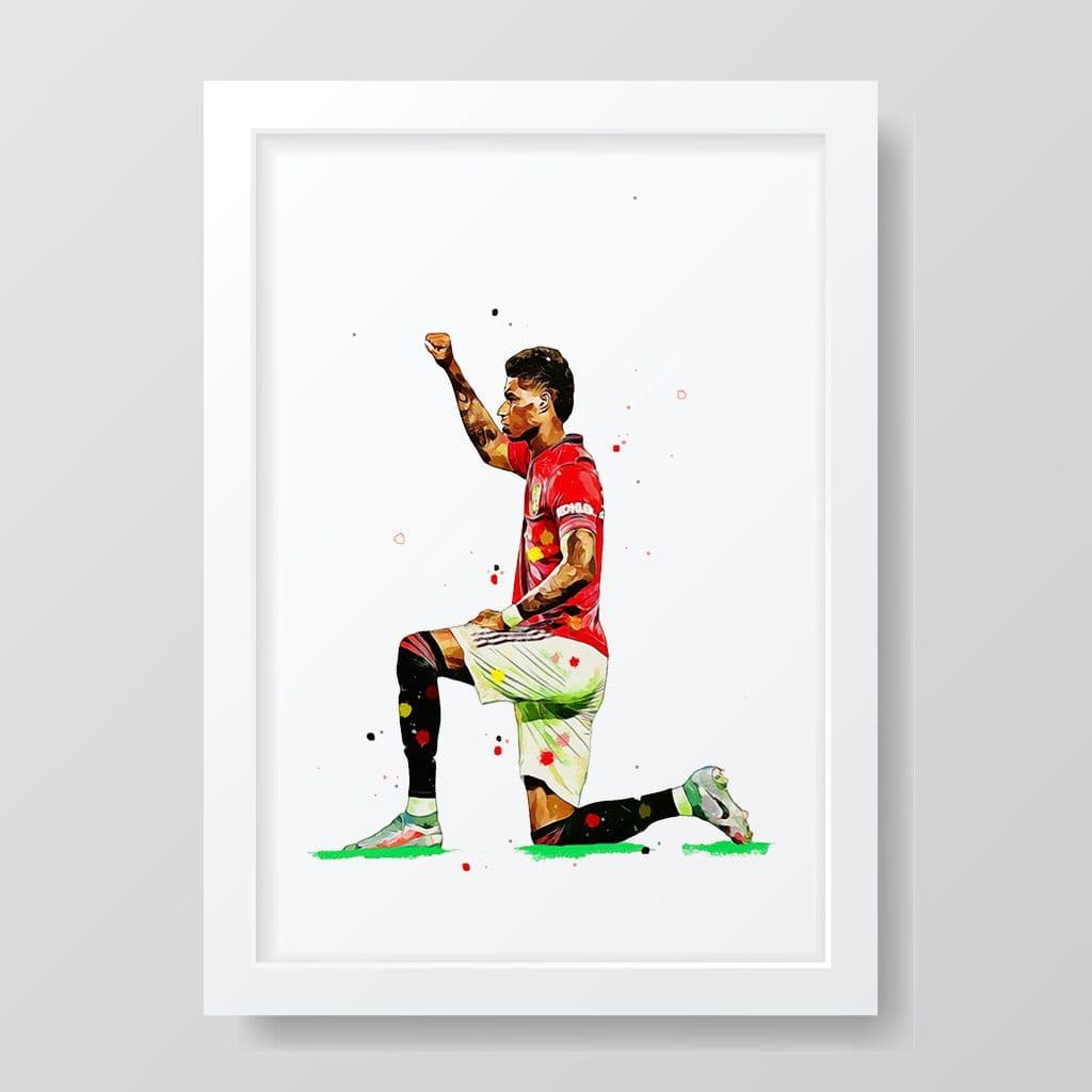 Manchester United | Marcus Rashford Art Print (2) - Image 3