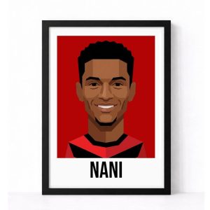 MANCHESTER UNITED | NANI | MODERN ART PRINT