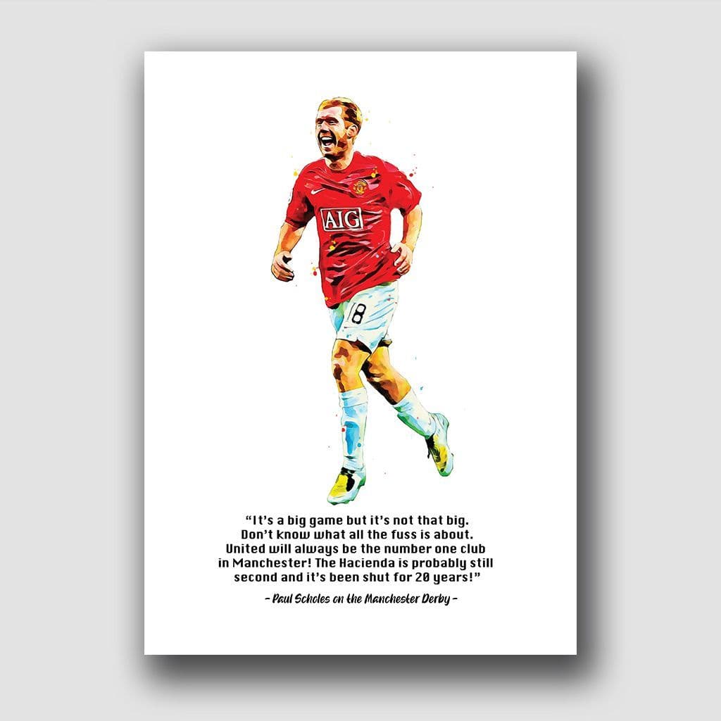 MANCHESTER UNITED - PAUL SCHOLES QUOTE!