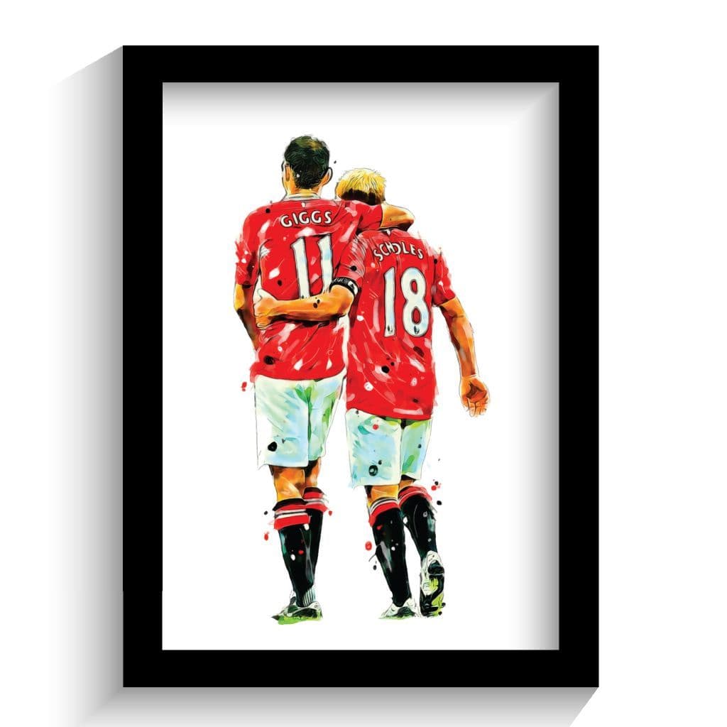 Manchester United | Paul Scholes | Ryan Giggs Art Print - Image 2