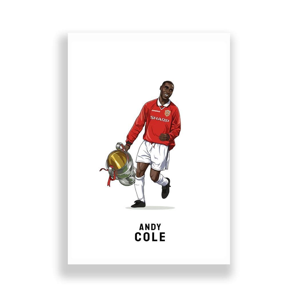 Manchester United Print | Andy Cole - Image 2