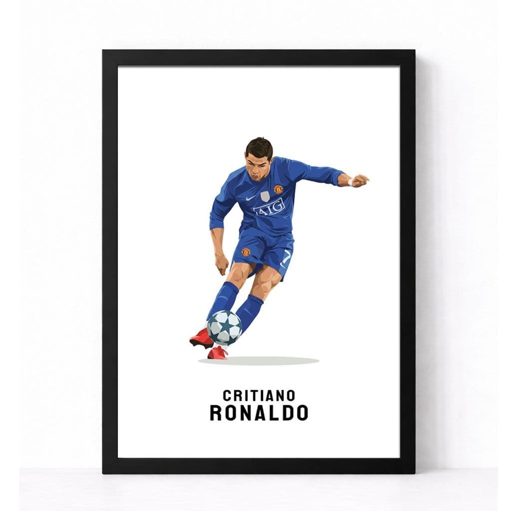 Manchester United Print | Cristanio Ronaldo.