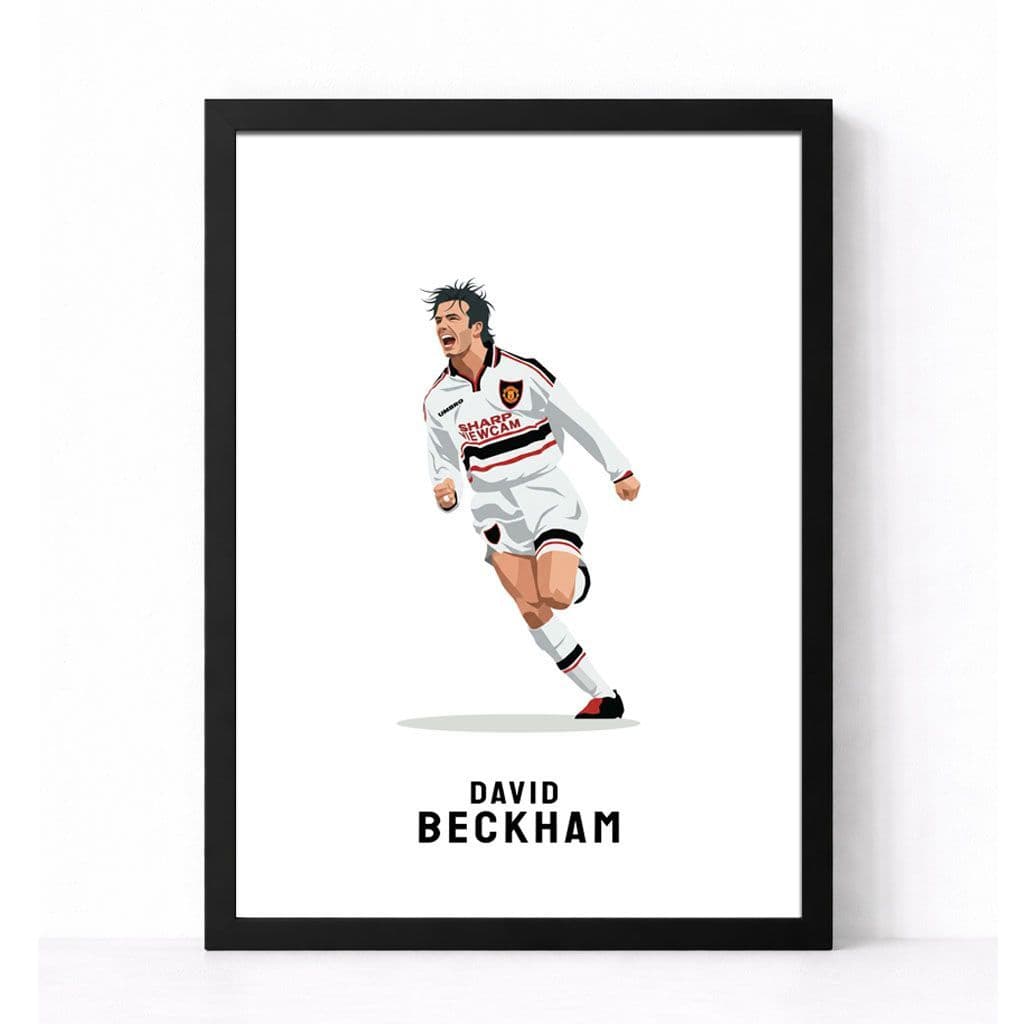 Manchester United Print | David Beckham Away