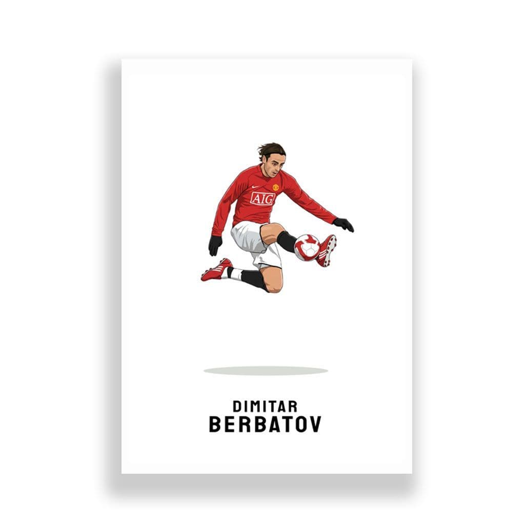 Manchester United Print | Dimitar Berbatov. - Image 2