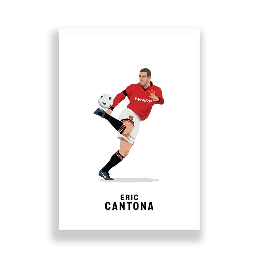 Manchester United Print | Eric Cantona Flick - Image 2