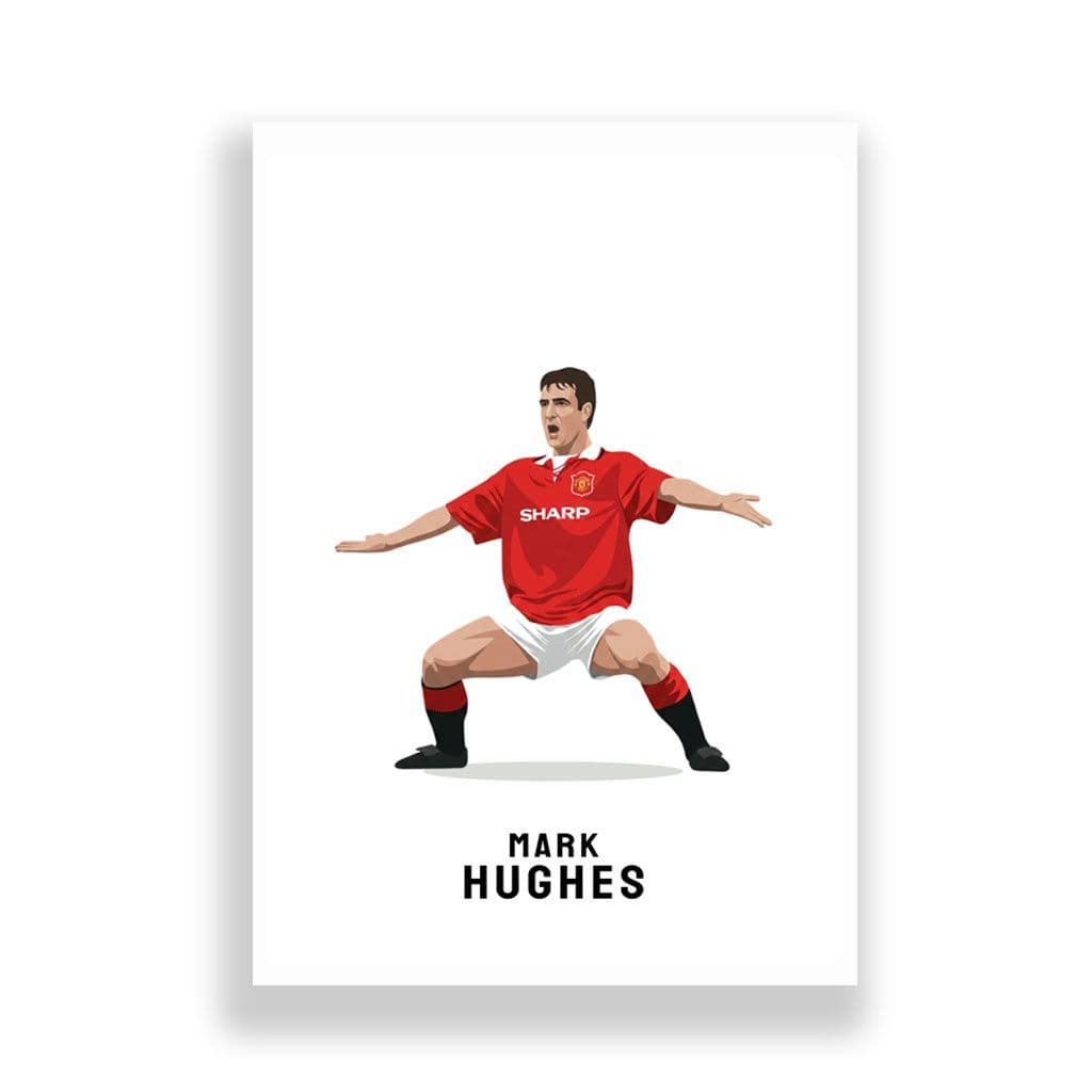 Manchester United Print | Mark Hughes. - Image 2