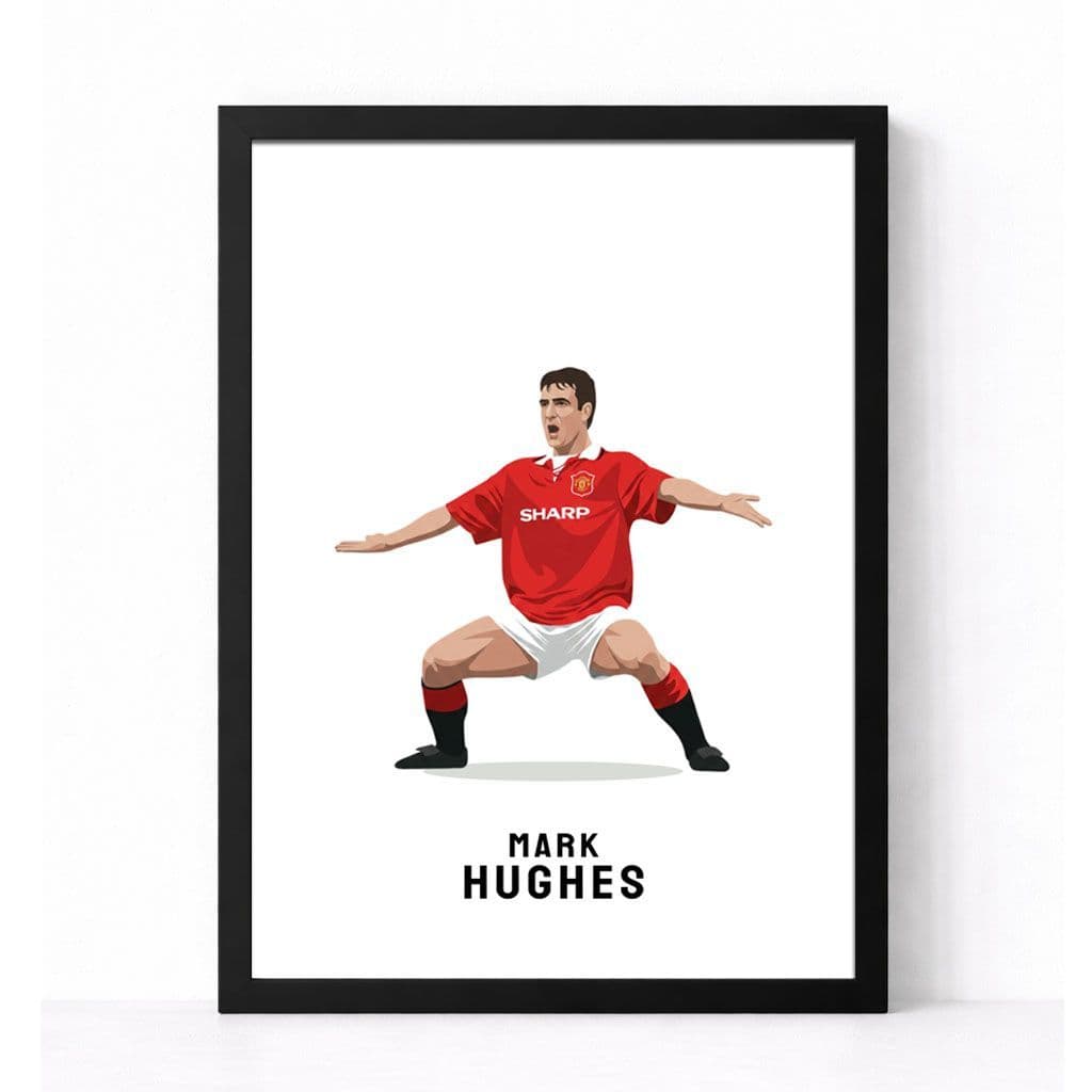 Manchester United Print | Mark Hughes.