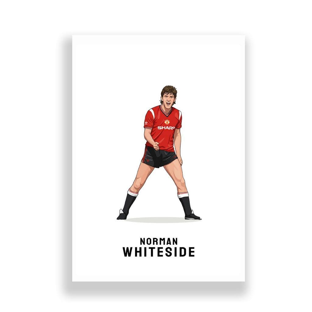 Manchester United Print | Norman Whiteside - Image 2