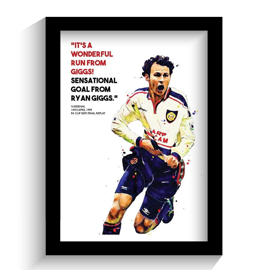 Manchester United | Ryan Giggs Art Print - Image 2