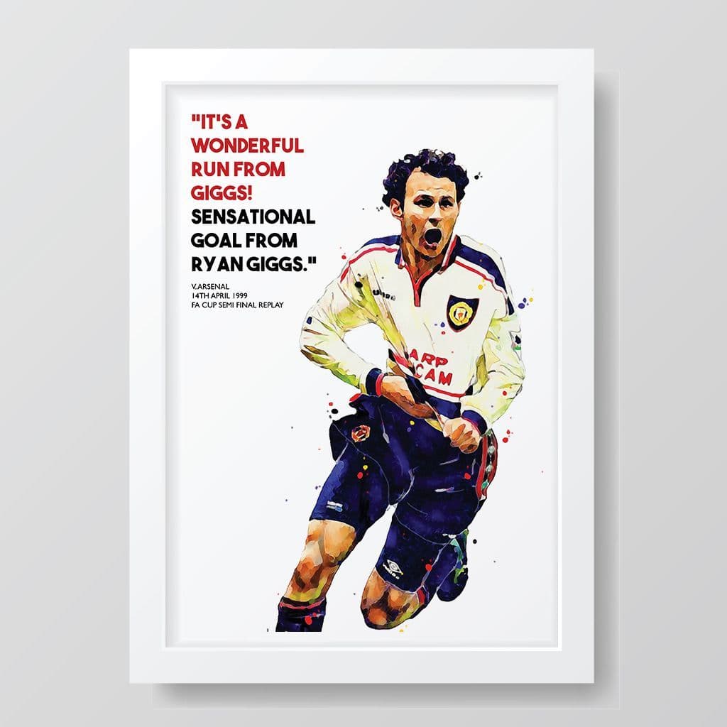 Manchester United | Ryan Giggs Art Print - Image 3