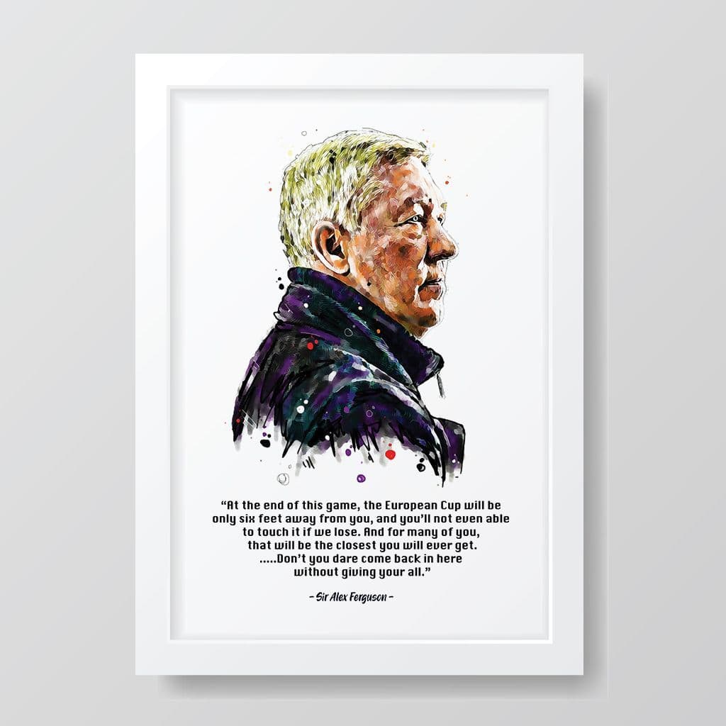 Manchester United | Sir Alex Ferguson Quote 1999 - Image 3