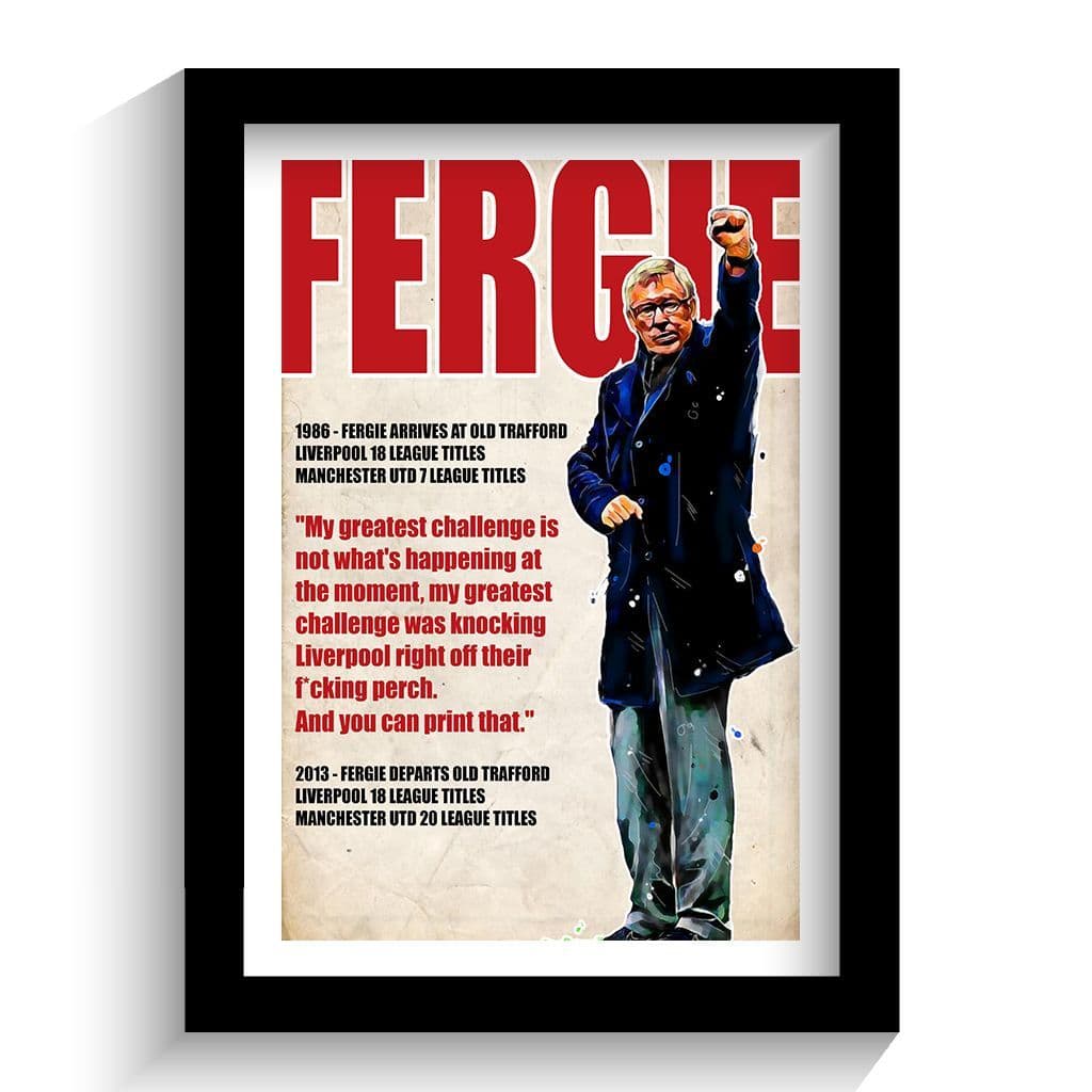 Manchester United | Sir Alex Ferguson Quote | Liverpool Perch - Image 2