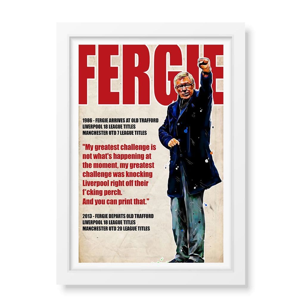 Manchester United | Sir Alex Ferguson Quote | Liverpool Perch - Image 3