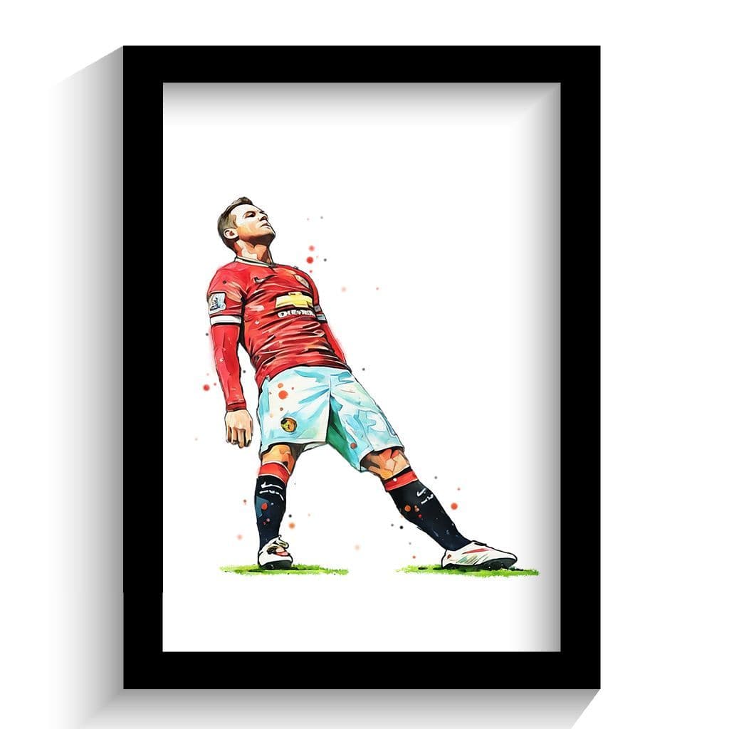 Manchester United | Wayne Rooney Art Print - Image 2