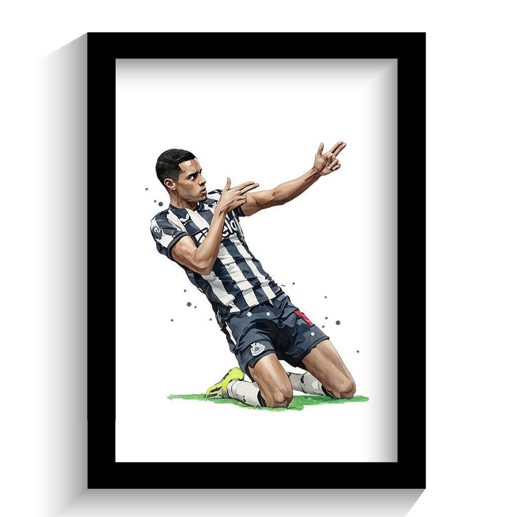 Newcastle United | Alexander Isak Art Print - Image 2