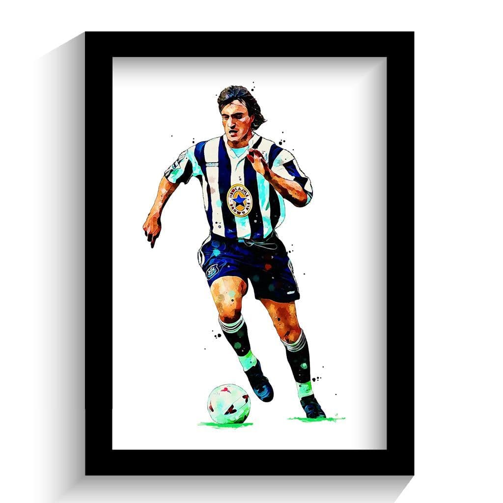 Newcastle United | David Ginola Art Print - Image 2