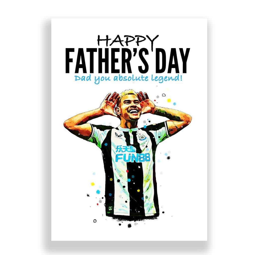 Newcastle United Father's Day Card | Bruno Guimarães