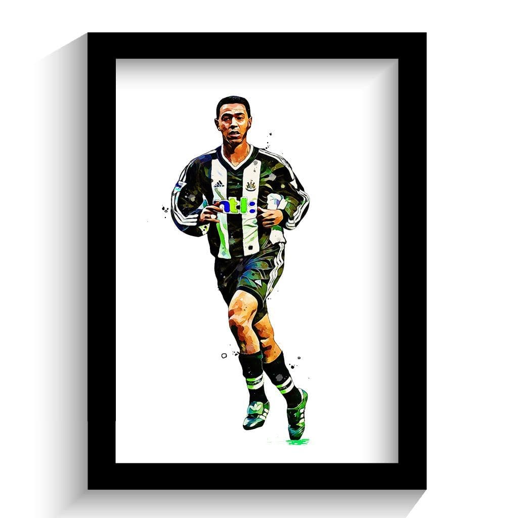 Newcastle United | Nobby Solano Art Print - Image 3