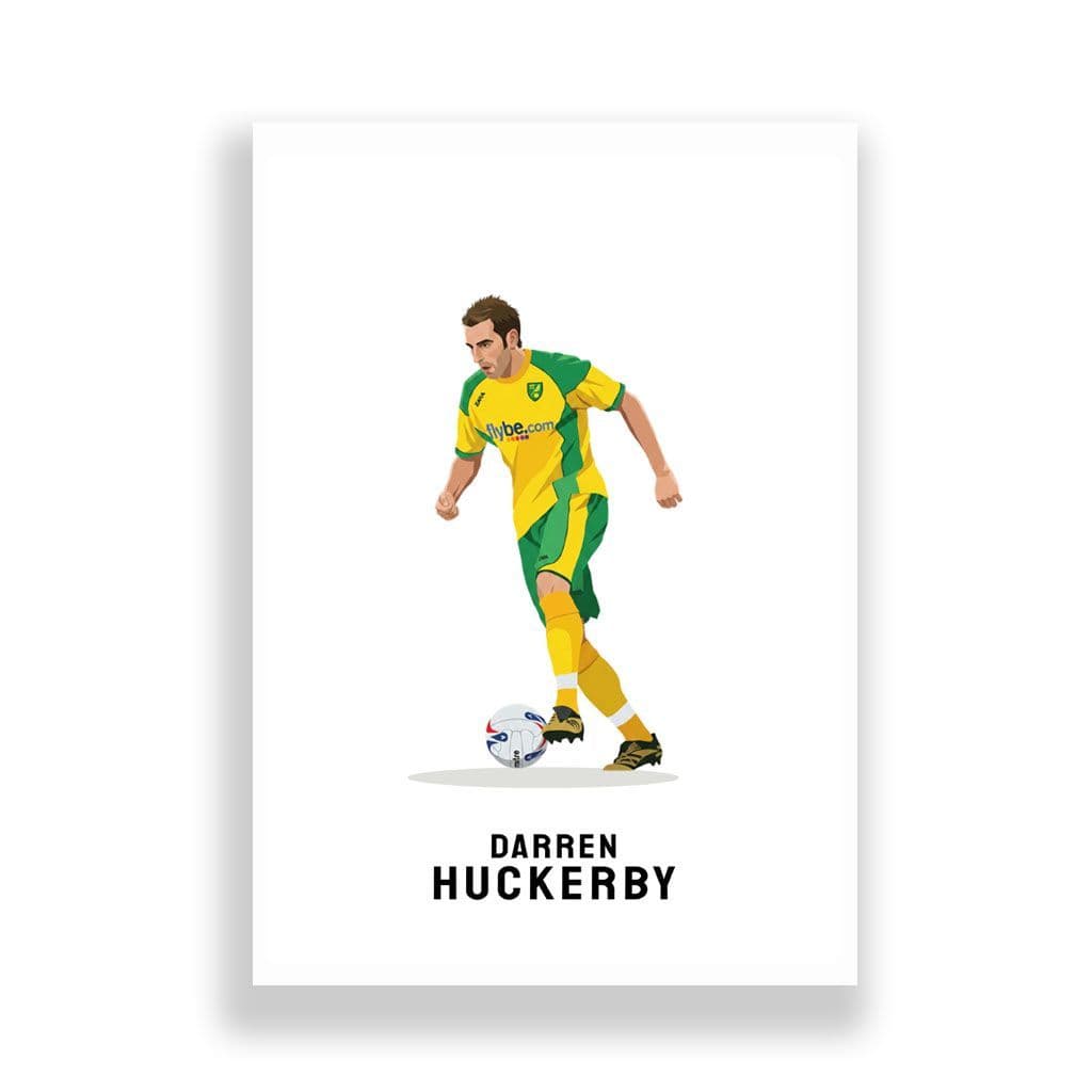 Norwich City Print | Darren Huckerby - Image 2