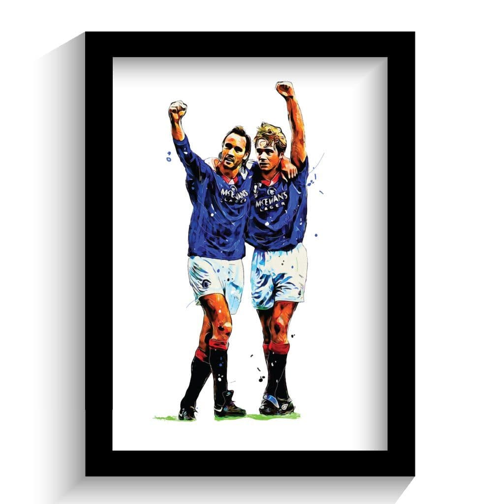 Rangers | Ally McCoist | Mark Hately Art Print - Image 2