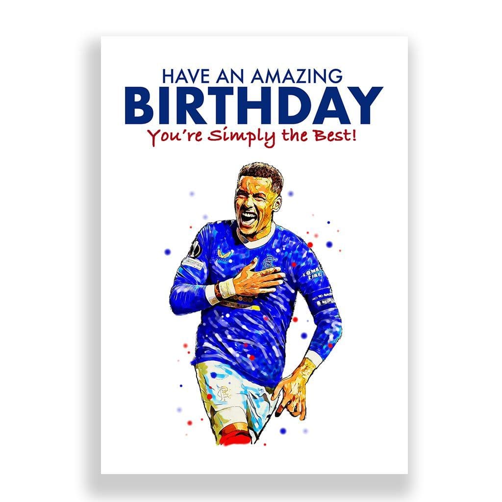Rangers Birthday Card | James Tarvenier