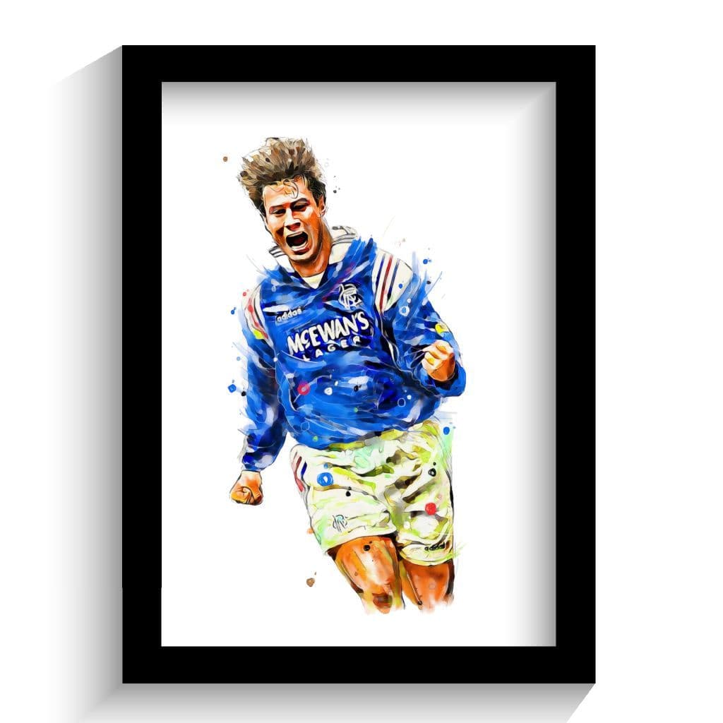Rangers | Brian Laudrup Art Print - Image 2
