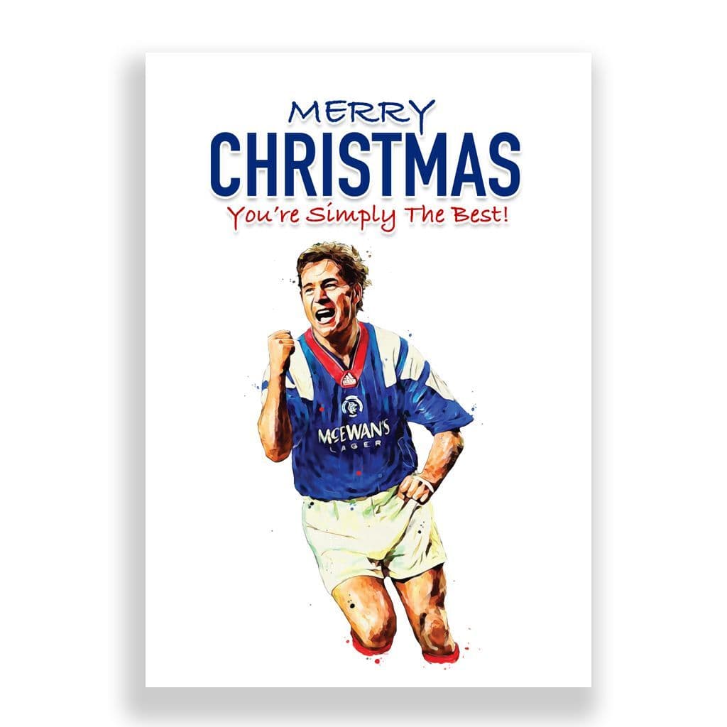 Rangers Christmas Card | Ally McCoist