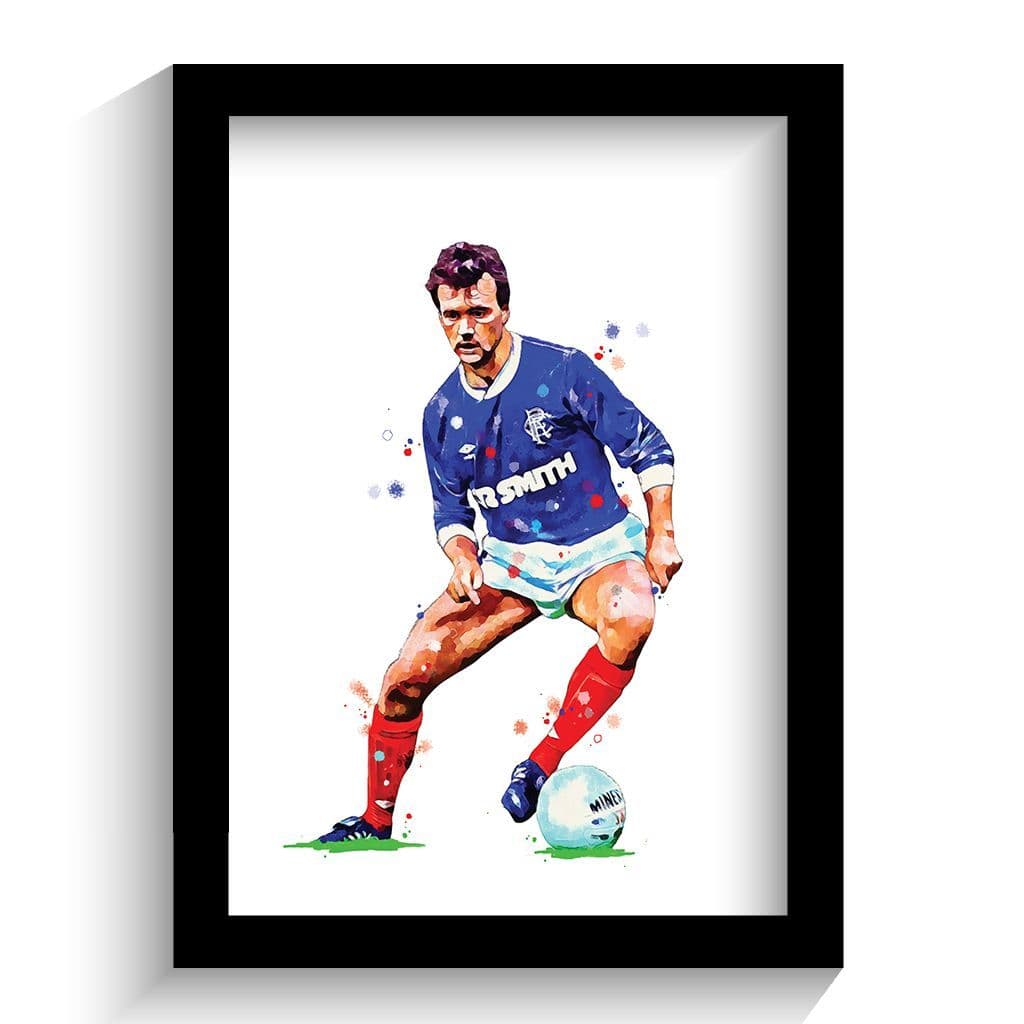 Rangers | Davie Cooper Art Print - Image 2