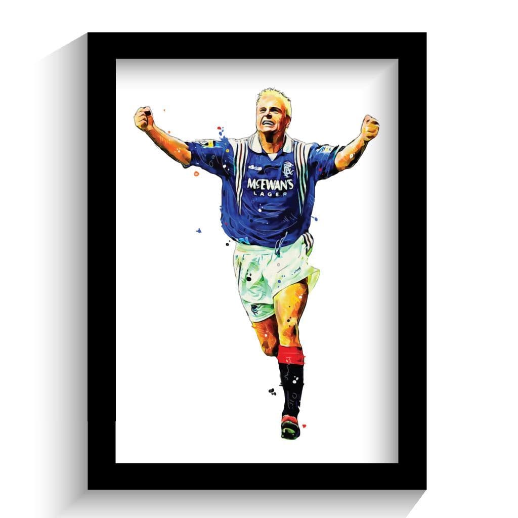 Rangers | Gazza Art Print - Image 2