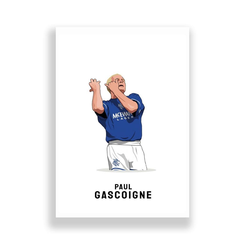 Rangers Print | Paul Gascoigne - Image 2