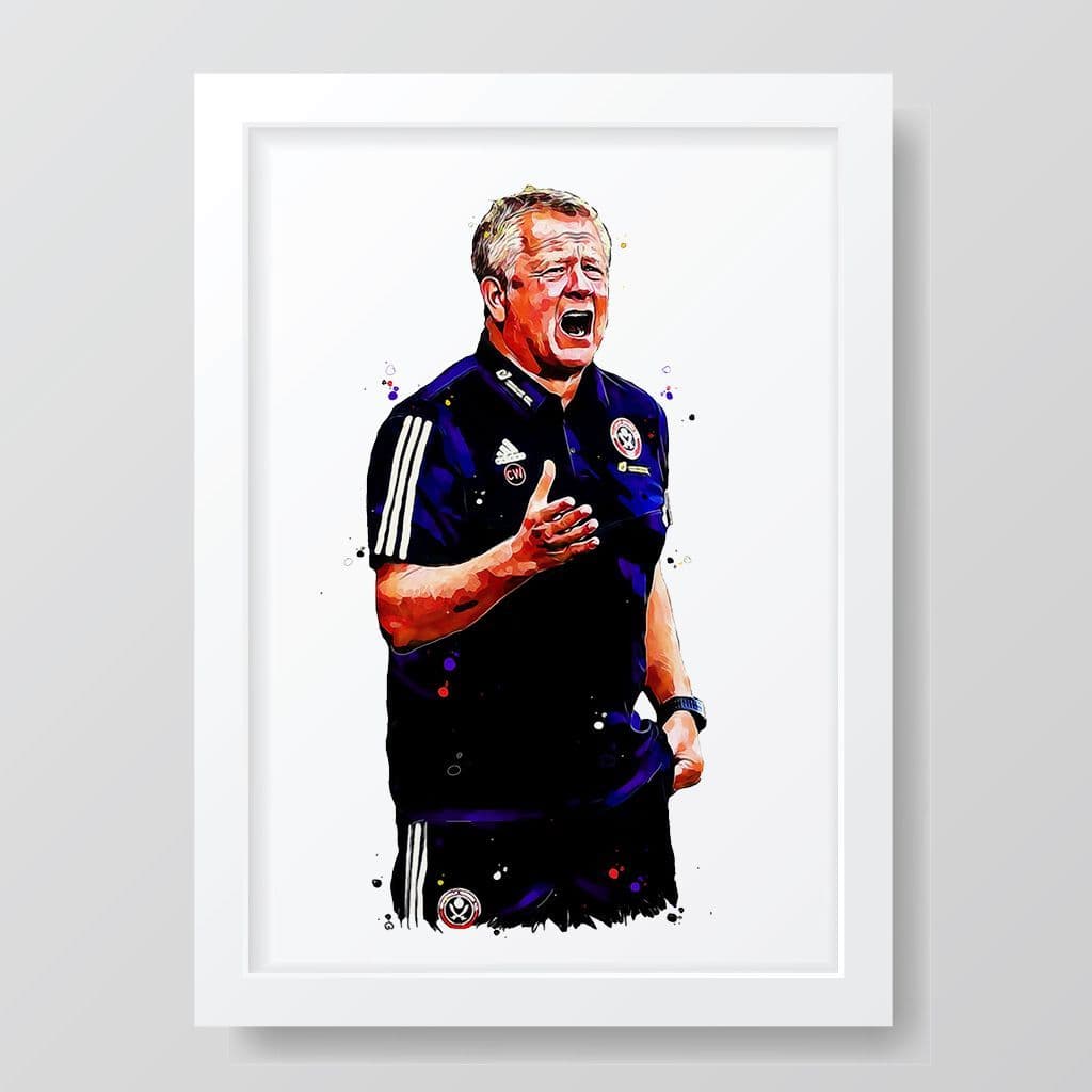 Sheffield United | Chris Wilder Art Print - Image 3