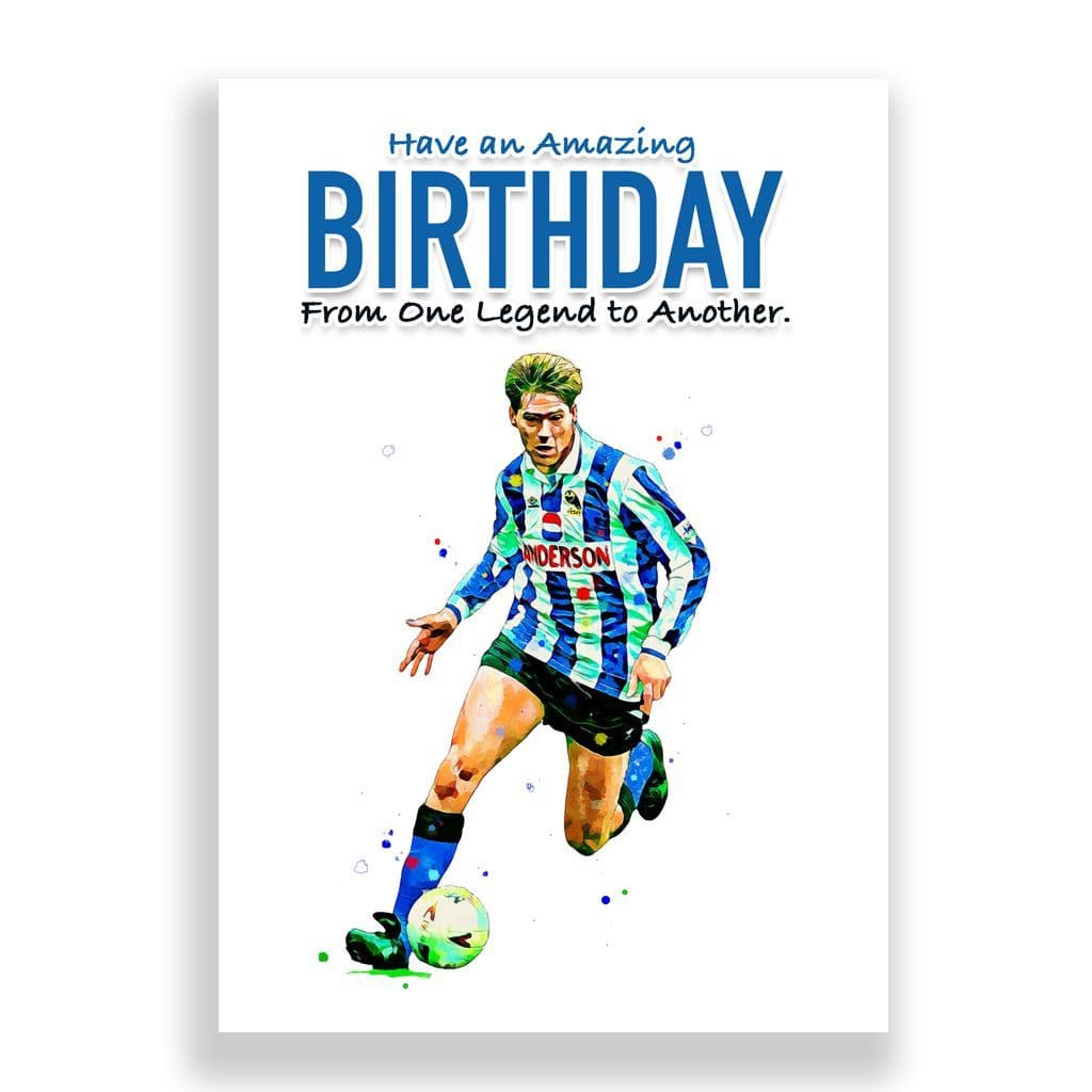 Sheffield Wednesday Birthday Card | Chris Waddle