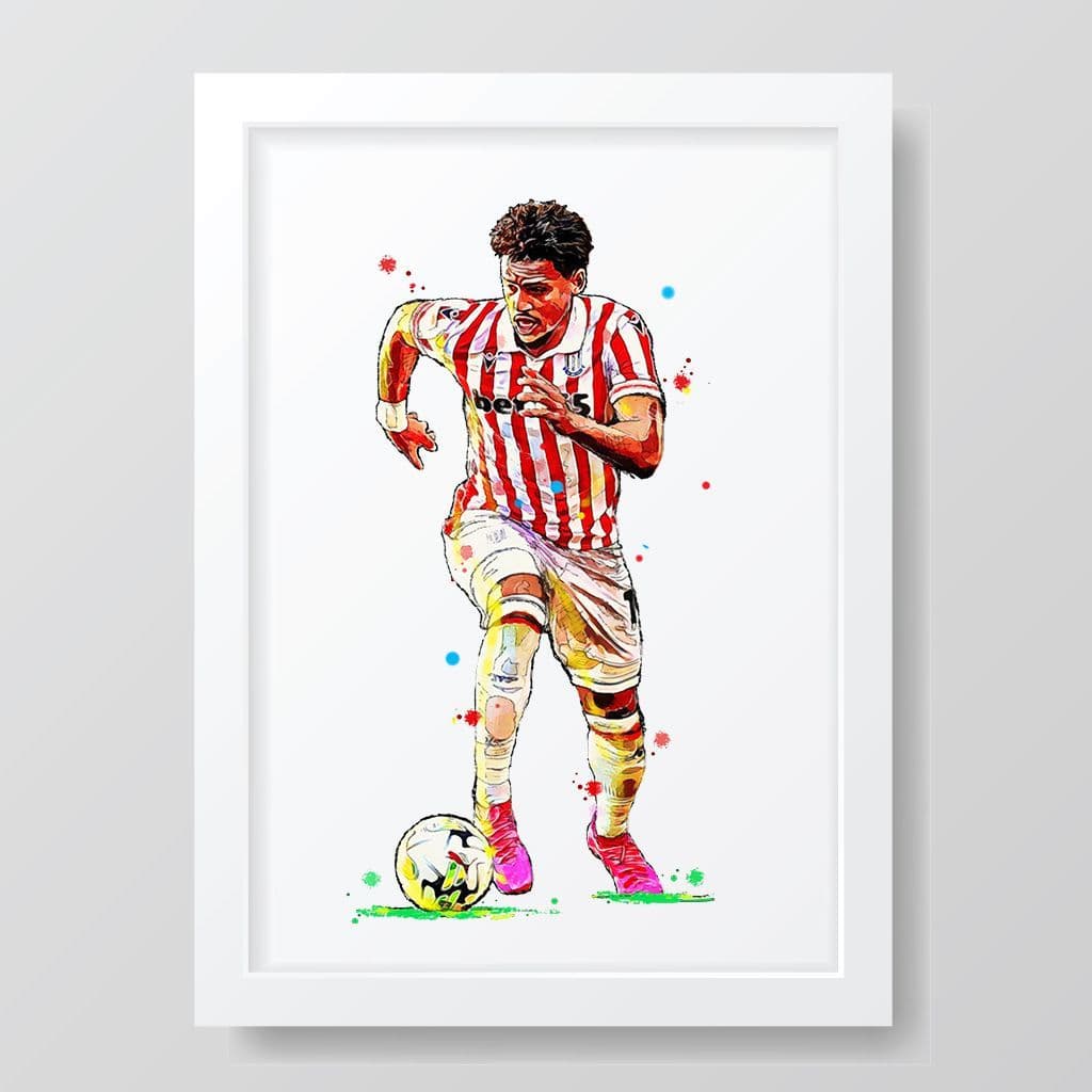 Stoke City | Ryan Mmaee Art Print - Image 3