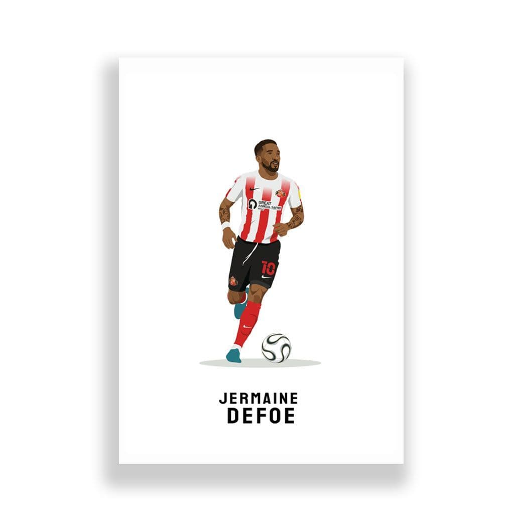 Sunderland Print | Jermaine Defoe - Image 2