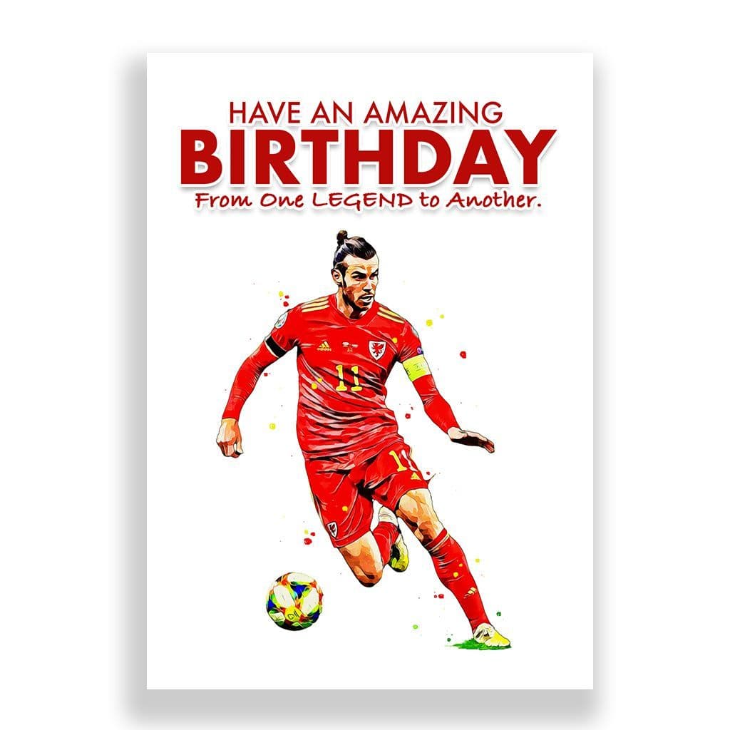 Wales Birthday Card | Gareth Bale
