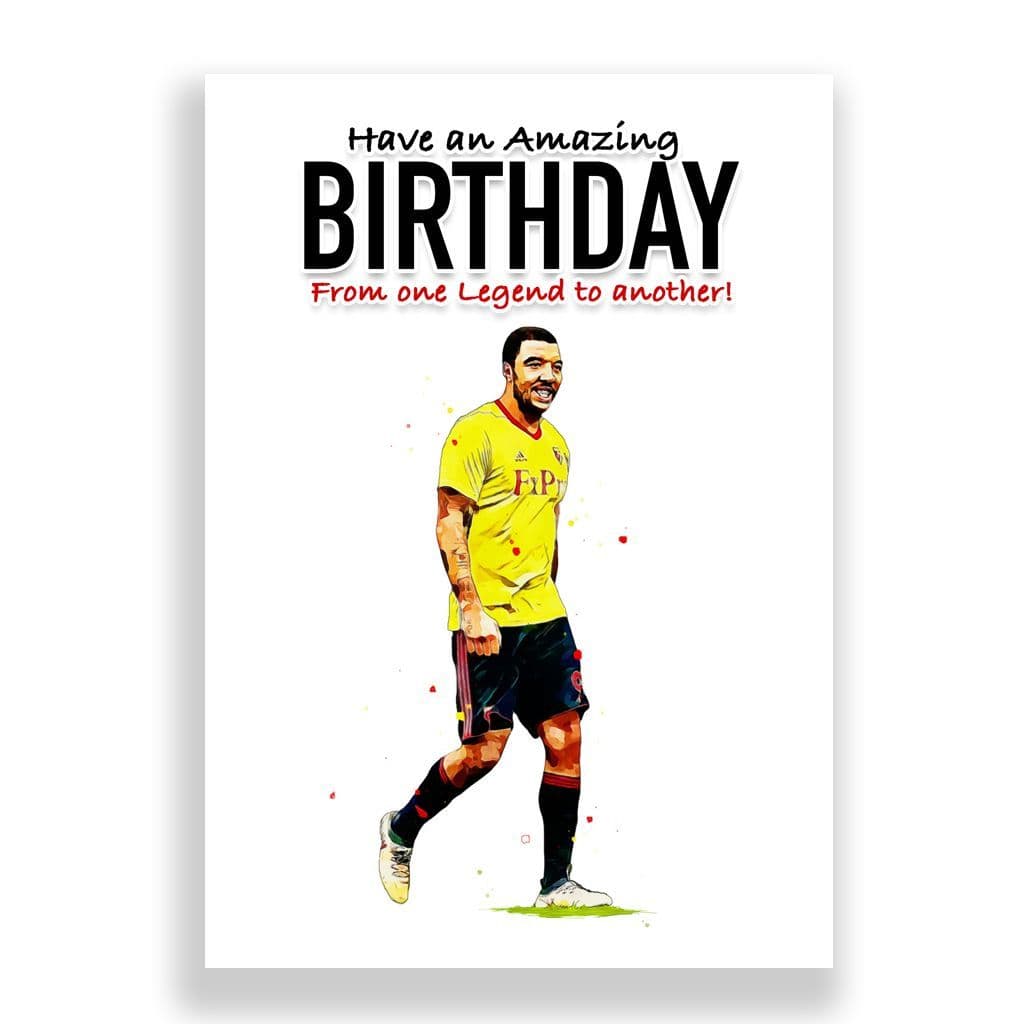 Watford Birthday Card | Troy Deeney