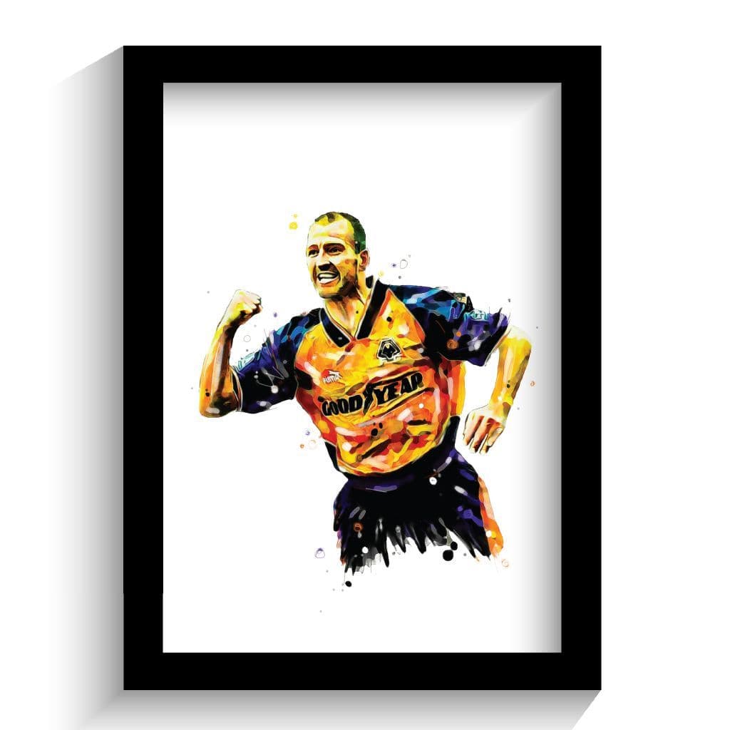 Wolverhampton Wanders | Steve Bull Art Print - Image 2