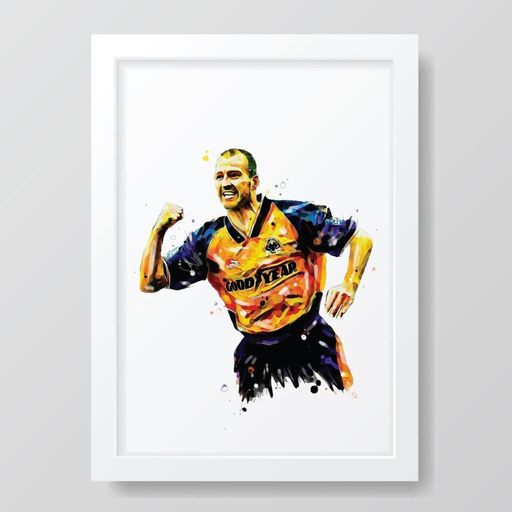 Wolverhampton Wanders | Steve Bull Art Print - Image 3