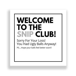 Cheeky Get Well Soon Card | Sorry For Your Loss! You Had Ugly Balls Anyway!
