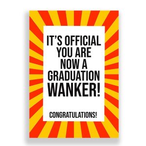 Congratulations Card | Graduation Wanker