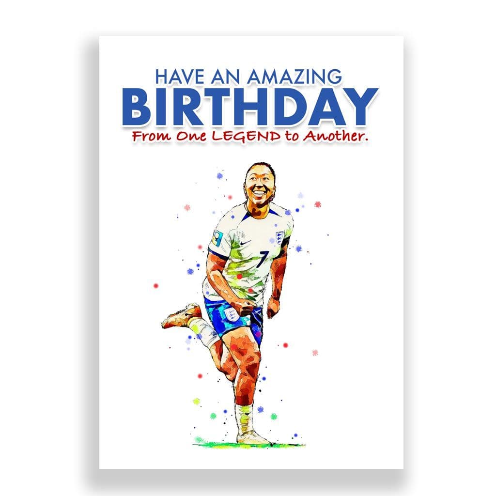 England Birthday Card | Lauren James