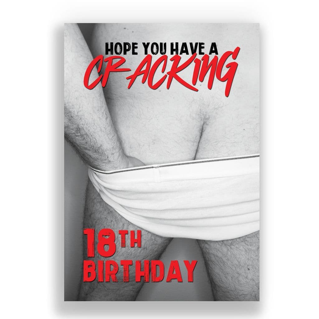 Funny 18th Birthday Card | Have a Cracking 18th Birthday!
