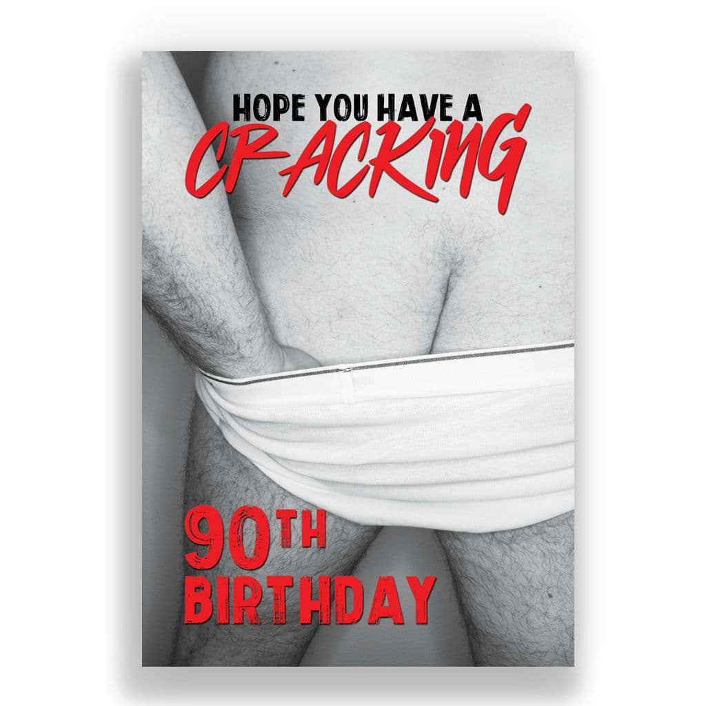 Funny 90th Birthday Card | Have a Cracking 90th Birthday