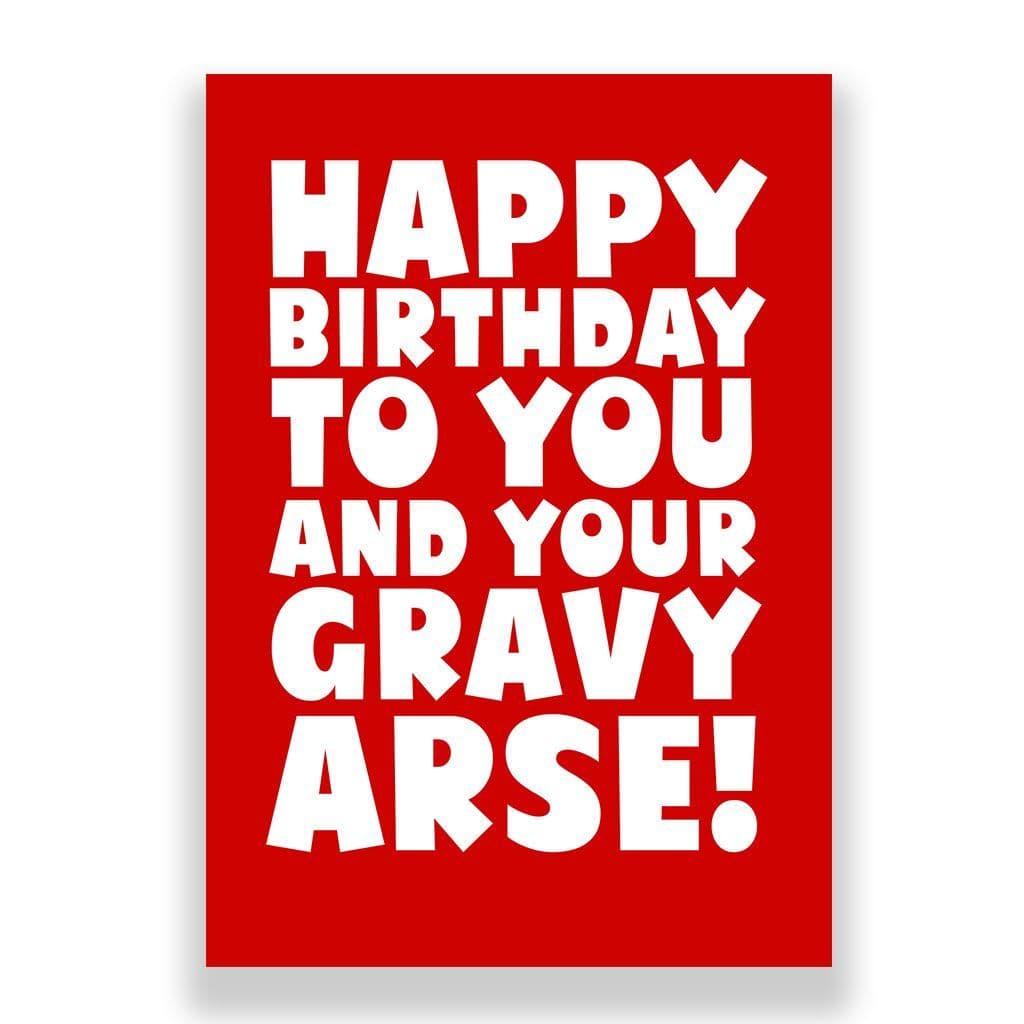 Funny Birthday Card | Fanny Face