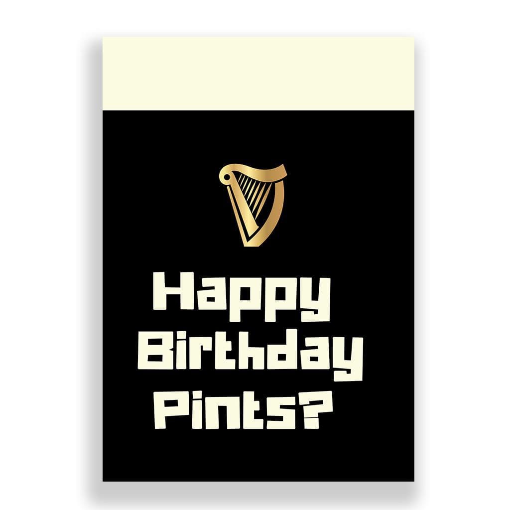 Funny Birthday Card | Happy Birthday Pints?