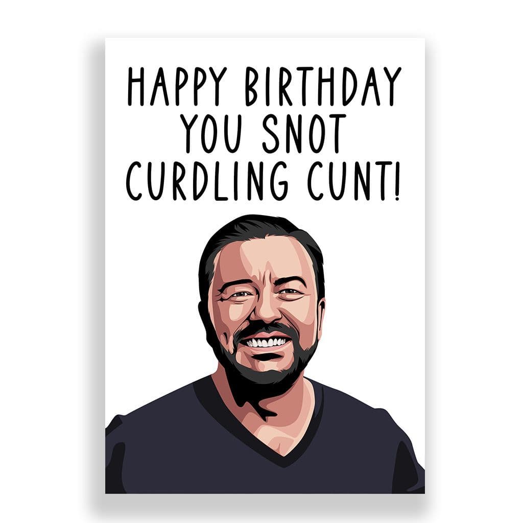 Funny Birthday Card | Ricky Gervais
