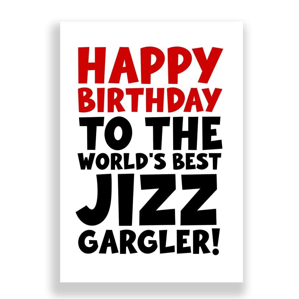 Funny Birthday Card | Turbo Jizzer!